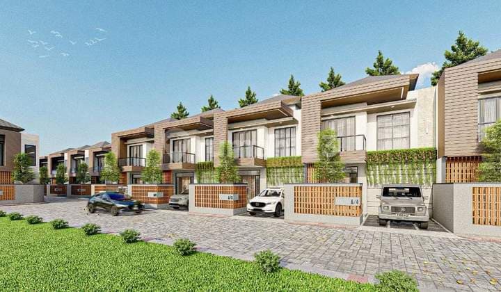 Hunian Nyaman Modern Tropical Semi Villa One Gate Jimbaran Bali