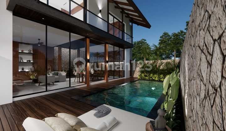 HUNIAN VILLA MODERN TROPIS 3BR DEKAT BEACH LOKASI JIMBARAN
