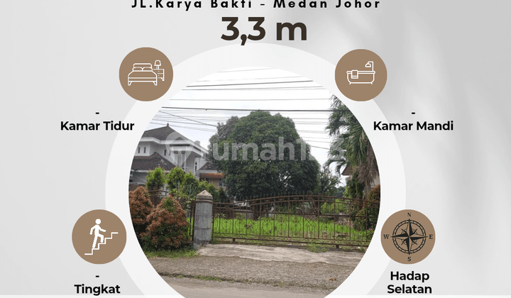 Tanah Lokasi Pinggir Jalan Karya Bakti Medan Johor