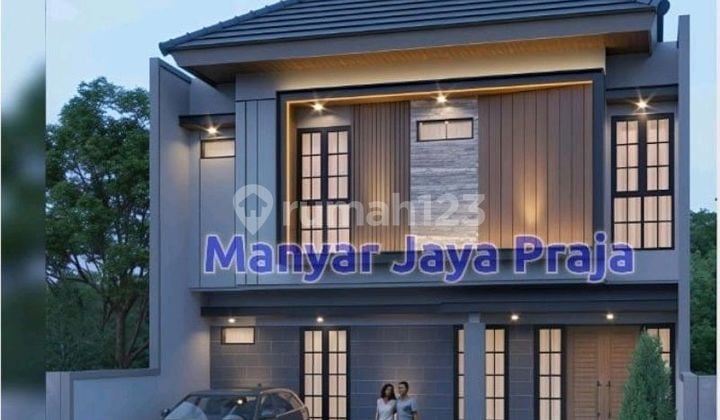 Rumah Modern di Manyar Jaya, One Gate Dekat Tengah Kota Rumah Modern di Manyar Jaya, One Gate Dekat Tengah Kota