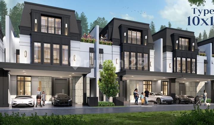 Cluster Baru Altadena Gading Serpong 3 Lantai Lebar 10