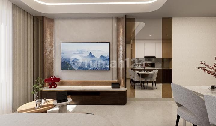 Brand New Apartment Furnished Interior at Marigold Navapark BSD 1 Bedroom