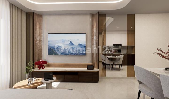 Brand New Apartemen Furnish Interior di Marigold Navapark Bsd 1 Bedroom