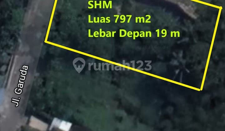 Tanah Siap Bangun 797 M2 di Sayap Jln Kaliurang Km.8 Yogyakarta