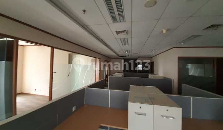 Sewa Kantor Semi Furnish 448 M2 di Equity Tower Scbd, Hrg Nego