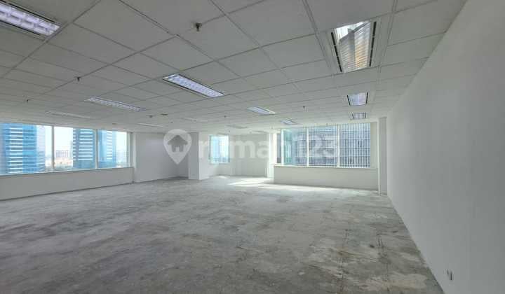 Office for Rent Bare Condition 348 m2 in Rajawali Tower Mega Kuningan
