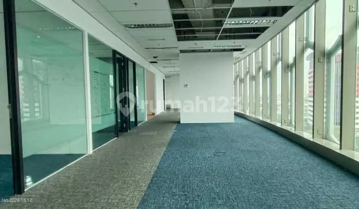 Office Rent 100 M2 With Existing Room Partitions at Plaza Bp Jamsostek