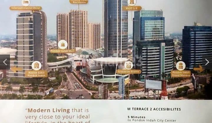 M terrace di Kartika utama 3 Lantai Baru HGB Selatan