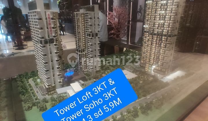 Apartemen Asthana Kemang, Bagus ,3 Kamar Tidur
