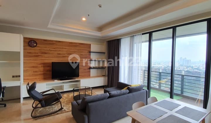 Apartemen District 8 @SCBD, 2 Kamar Tidur Berperabotan Lengkap, Harga Terbaik