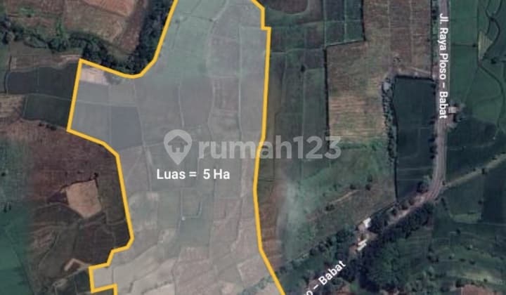 Langka Tanah SHM Raya Ploso Babat Jombang