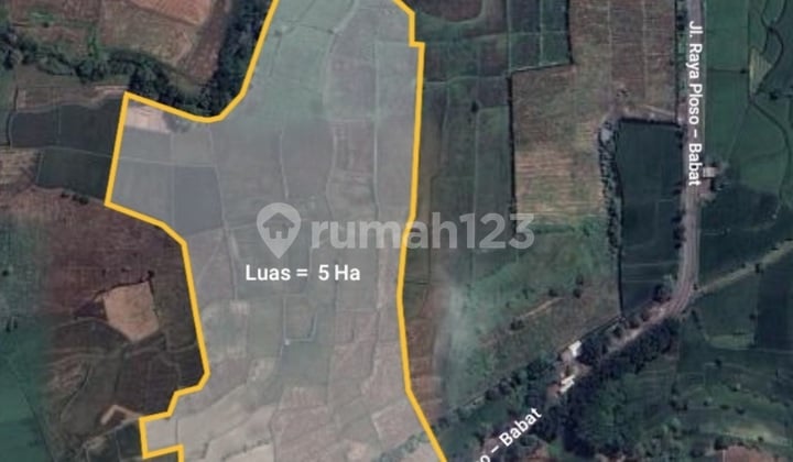 Langka Tanah SHM Raya Ploso Babat Jombang
