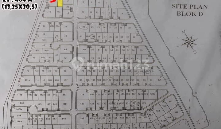 Langka Tanah GRAHA FAMILY ROW JALAN 3 MOBIL LOS Blok D