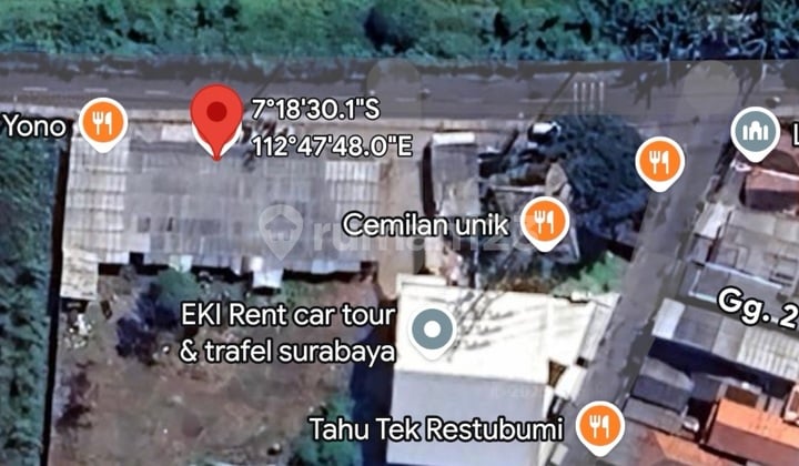 Dibawah Njop Tanah Di Wonorejo Dekat Merr Samping Perbanas