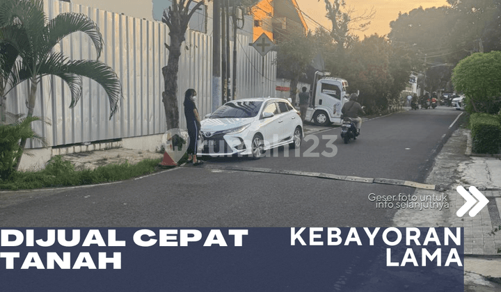 Dijual Cepat Tanah Siap Bangun Posisi Hoek Lingkungan Tenang Lokasi Sangat Strategis & Potensial di Kebayoran Lama Jakarta Selatan