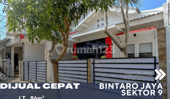 For Sale New Ready-to-Occupy Fully Furnished House in Bintaro Sector 9, South Tangerang