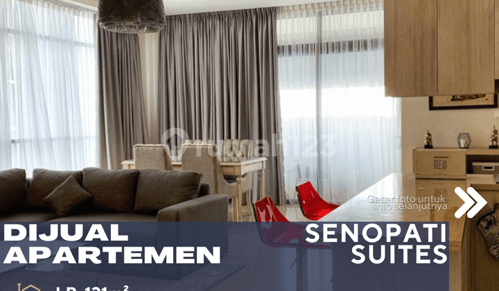 For Sale: Senopati Suites 2BR Fully Furnished Apartment in Senayan, South Jakarta