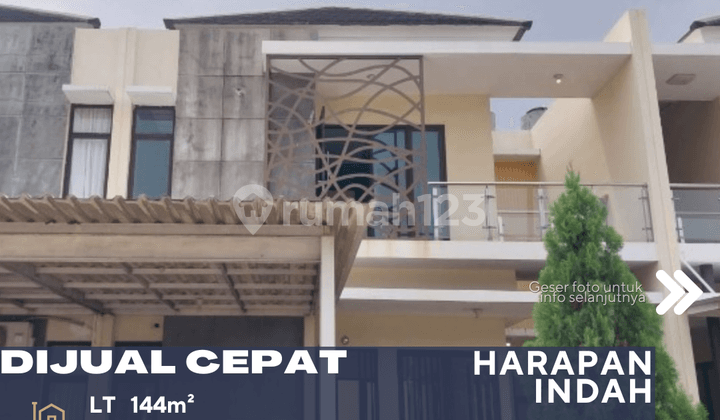 Harapan Indah Bekasi Dijual Rumah 2 Lantai Dalam Cluster Harga Dibawah Pasaran