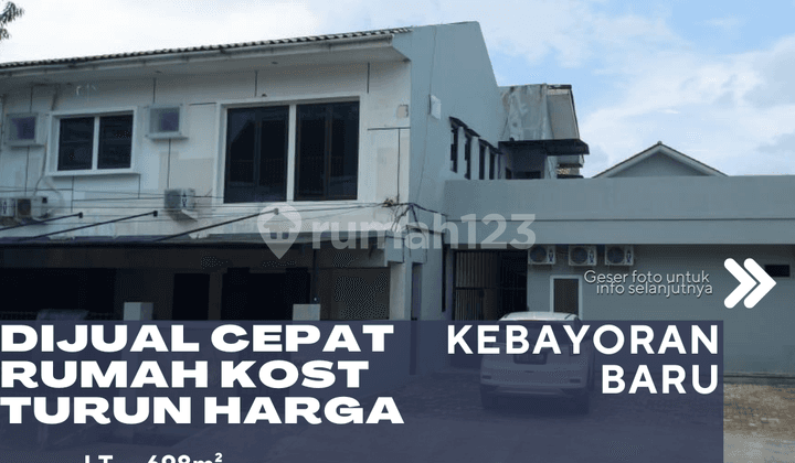 Kebayoran Baru South Jakarta For Sale Boarding House Strategic Location