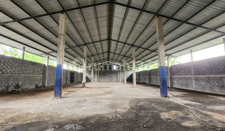 Gudang Hitung Tanah Jalan Raya Laban Menganti Gresik Dekat Amega