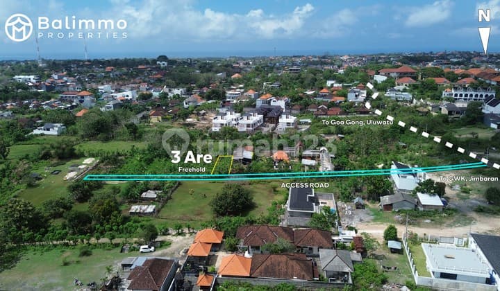 Strategic Freehold 3 Are Next To Gwk Jimbaran