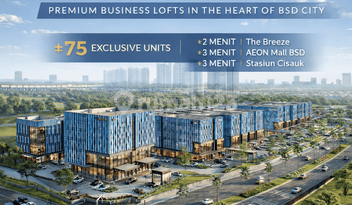 Nv Business Suites Navapark BSD City - Commercial Loft Premium Navapark | Harga Mulai 9,8M | Cicilan Mulai 51Juta