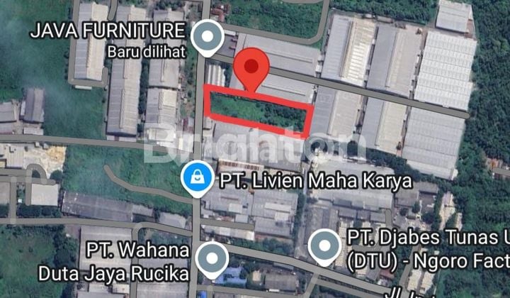 Tanah di Zona Industri Kec. Ngoro Mojokerto