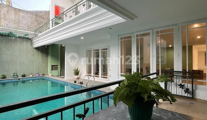 Rumah Cantik Moden Minimalis Kolam Renang Ampera Jaksel Siap Huni
