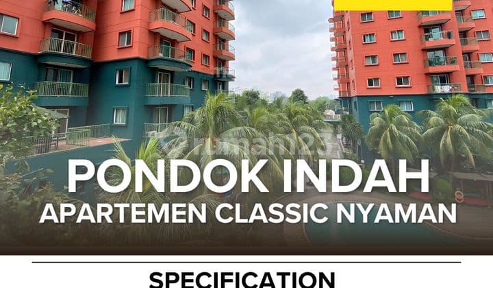 Nuansa Hijau Green View Pondok Indah 2 BR Dijual