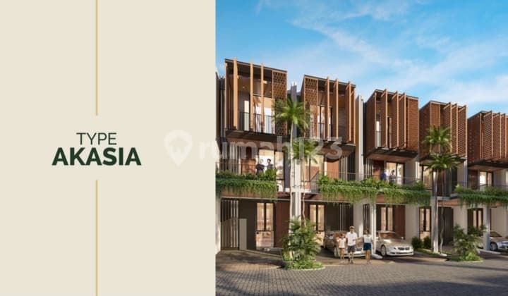 Dijual Rumah 3 Lantai di Cluster Botany Hills Fatmawati center
