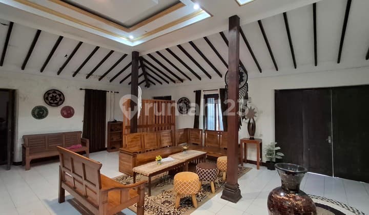 Dijual Murah Rumah Etnik Jawa Dengan Halaman Luas Dekat Uii Jl. Kaliurang, Sleman, Jogja