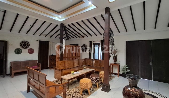 Dijual Murah Rumah Etnik Jawa Dengan Halaman Luas Dekat Uii Jl. Kaliurang, Sleman, Jogja