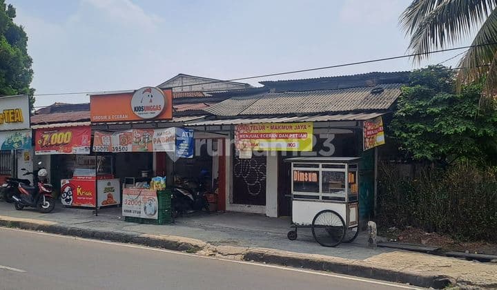 Rumah 1 Lantai Di Pinggir Jalan Raya Cocok Untuk Usaha Atau Di Bangun Ruko