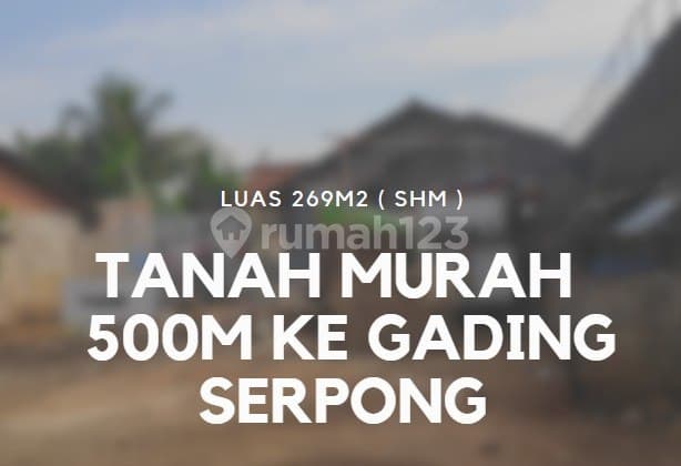 Jual Tanah Cocok Untuk Kos2an Dekat Gading Serpong Tangerang