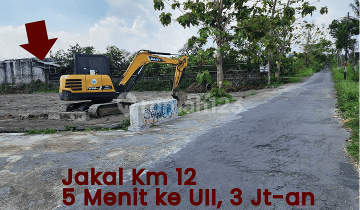 Dekat Pawon Mbah Gito, Jakal KM 12, Tanah Jogja Dijual SHM Pekarangan