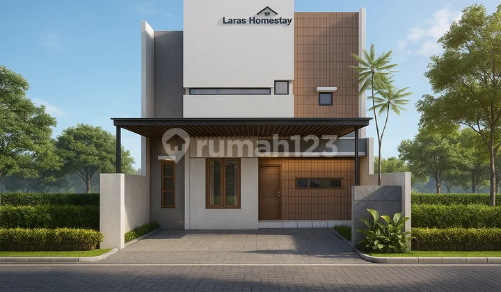 Dekat FKT UGM, area Jakal Villa Homestay Jogja dijual : Free Kolam Renang