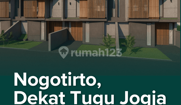 Dekat Tugu Jogja, Jual Rumah Nogotirto: Free Kolam Renang