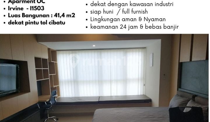 Disewakan Apartment Studio Orange County Lippo Cikarang