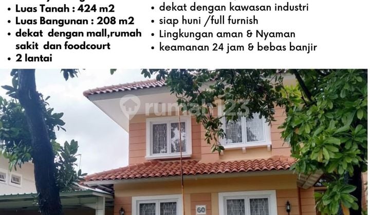 Disewakan Rumah Siap Huni di Taman Menteng Lippo Cikarang