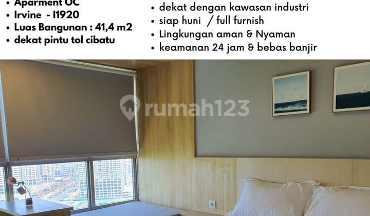 Disewaka Apartment Studio Siap Huni Orange County Lippo Cikarang