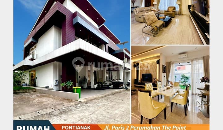 For Sale Ready-to-occupy House in Hook position located at Jl. Paris 2, The Point housing complex