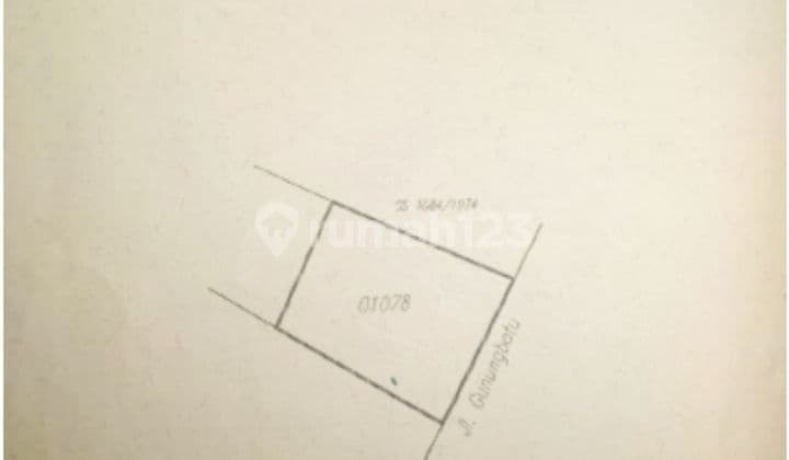 Dijual rumah gunung batu hitung tanah