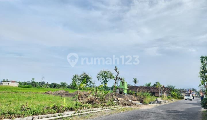Dijual Tanah SHM Murah Purwomartani Sleman Tepi Jalan Raya Utama