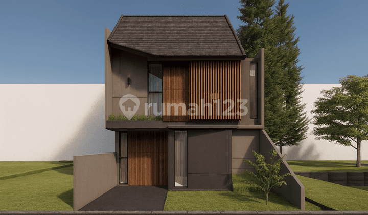 Rumah Cantik Jogja 5 Menit Kampus Uii Tropis 2 Lantai 3 Kamar SHM Dalam Cluster