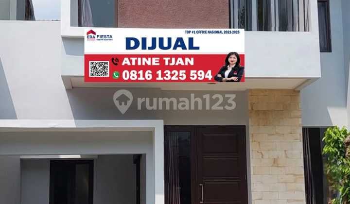 Rumah 2 Lantai, Lingkungan Asri, Siap Huni, di Cluster Newton Gading Serpong