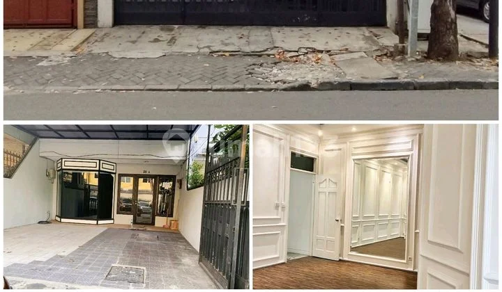 Cocok Buat Usaha, Kost, Hunian Rumah Pinggir Jalan Raya Utama Tanjung Duren Jakarta Barat Row Jalan 2 Mobil Ukuran 5,75 X 30 M2 Carport 2 Mobil Hadap Selatan Harga Nego