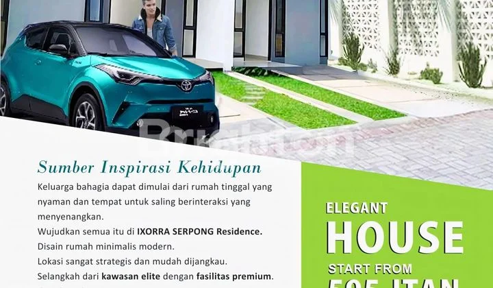 Perumahan Ixorra Serpong Residence Jl. Raya Parung Panjang Desa Kemuning, Kec. Legok , Kab. Tangerang harga mulai 500jtan, bisa langsung AJB
