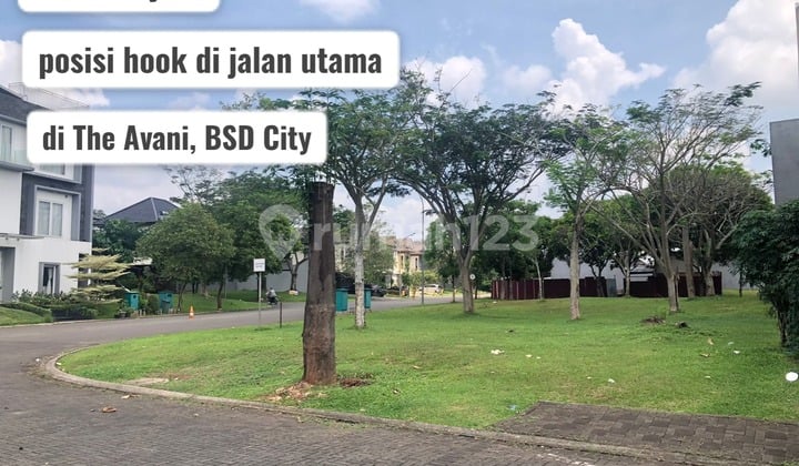 Tanah Kavling Hook Jalan Utama Strategis di Bsd Avani, Tangerang