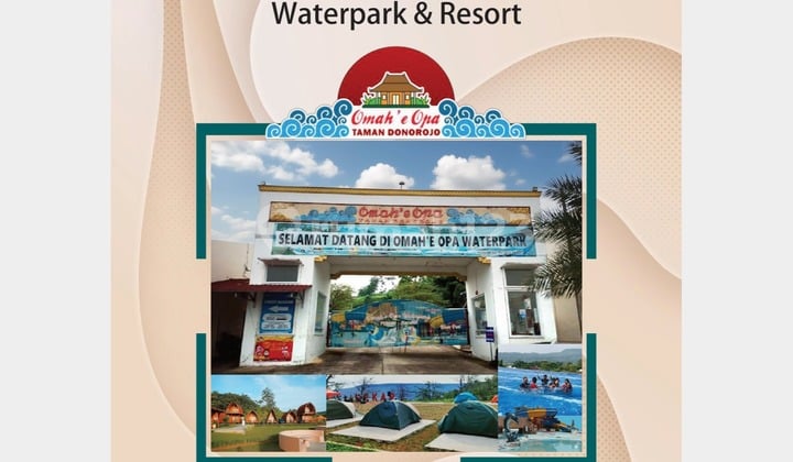 Dijual Waterpark & Resort " Omahe Oppa ", Lokasi Strategis di Kendal Jawa Tengah