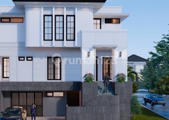 Dijual Rumah 3 Lantai Renovasi New Total , Row Jalan Besar Area Boulevard di Puspita Loka Bsd City